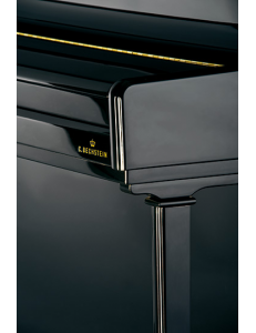 C. Bechstein 124 Elégance laqué noir détail